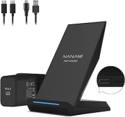 NANAMI Bezprzewodowa ładowarka z ładowarką USB-C 30 W – 15 W