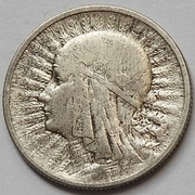 2 złote Głowa Kobiety Polonia 1932 ładna