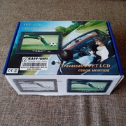 nowa bezprzewodowa kamera cofania 12-24V, monitor 7"