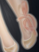 Obraz NOGI z KOKARDKĄ