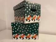 Kartoniki 5 szt. pudła pudełka świąteczne pakowania prezentów. 33x23x22cm