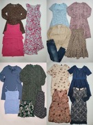 Paka zestaw pakiet odzieży używanej damskiej cream 40 szt 