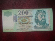 BANKNOT  WĘGRY 200 Forint 2003 r.