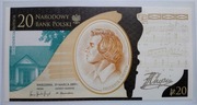 20 zł Fryderyk Chopin banknot