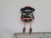 Magnes na lodówkę - 508e. ZURICH Zegar