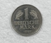 Moneta 1 DEUTSCHE MARK MARKA NIEMIECKA 1990 J
