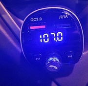 Joyroom JR-CL02 transmiter FM Bluet 5.0 MP3 ładowarka samochodowa 12-24V