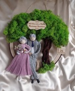 Prezent na urodziny pamiątka chrobotek rękodzieło 