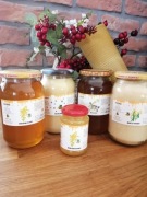 Miód wielokwiatowy, akacjowy, nawłociowy, rzepakow