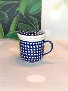 Kubek ceramiczny do parzenia ziół ceramika Z.C. Bolesławiec