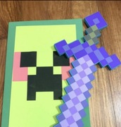 Minecraft miecz+twarz
