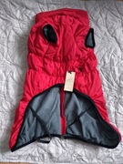 Kurtka dla psa ocieplana czerwona XXL odblaski Nowa