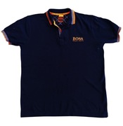 Hugo Boss t-shirt czarna koszulka polo rozmiar XL