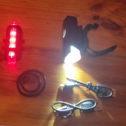 Zestaw lampek rowerowych