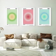 Plakat LXTOPN „Angel Number” 50x70 cm – Kolorowy Gradient, Inspiracja