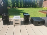 Wieża Yamaha R-840 z głośnikami i subuferem