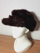 Czapka zimowa futrzana Nowa rozm 56