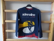 GT bluzka z długim rękawem granatowa napisy __140