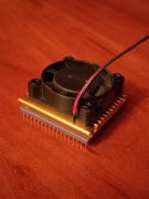 Procesor AMD 486DX2 66MHz 5V z chłodzeniem do retro komputerów PC