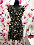 object sukienka modny wzór kwiaty viscoza hit roz.36