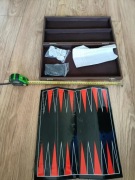 Podróżny zestaw backgammon PRL ddr 