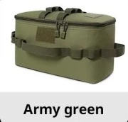 Torba z paskiem na ramię na sprzęt kempingowy.