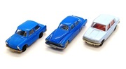 Vintage ESPEWE PRL Trabant P601 + Wartburg 311 + 353  Skala H0 1:87