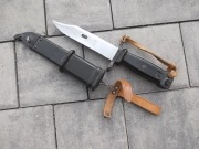 Polski bagnet Ak 6H4 czarny zgodny