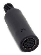 Gniazdo mini din 8 pinów w trzech rzędach