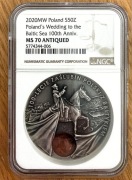 50 zł - 100-lecie zaślubin Polski z Bałtykiem - 2020 - NGC MS70