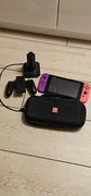 Nintendo Switch + grip+stacja ładowania+etui