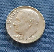 10 CENTÓW USA 1972 ONE DIME LIBERTY Roosevelt