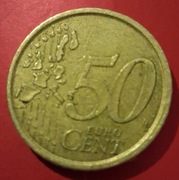 Hiszpania. 50 eurocentów. 2001. 