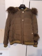 Kurtka OCHNIK 3XL oliwkowa/khaki z futrem jenota