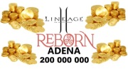 L2 REBORN X1 ORIGINS 200KK 200 MLN ADENY ADENA L2REBORNX1 LINEAGE 2