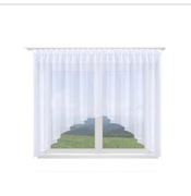 FIRANA GOTOWA 300X160, ŁUK, BIAŁY WOAL, LAMÓWKA