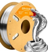 Nowy Filament ERYONE Silk Ultra PLA 1kg srebrny silver  błyszczący