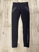 Superdry legginsy czarne sportowe