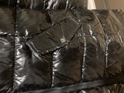 Kurtka zimowa puchowa dwustronna r. M/L czarna Lis