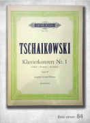 Nuty: P. Czajkowski, Koncert fortepianowy nr 1 b-Moll, Edition Peters