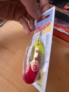 Mepps LUSOX FLUO złoty / seledynowy nr 3