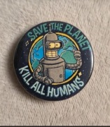 Bender 3,2cm Futurama przypinka