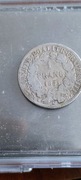 1 frank franc 1871A Ceres Demeter srebro 