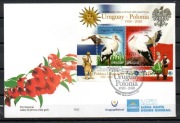Wydanie wspólne Polska - Urugwaj - FDC Urugwaj