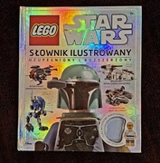 Słownik ilustrowany LEGO Star Wars stan bardzo dobry, bez figurki