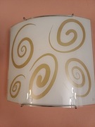 Kinkiet szklany 25x30