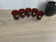 Komplet kieliszków Luminarc – czerwone szkło, 5 szt. 