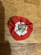 Spinka butonierka biało-czerwona flaga Polski