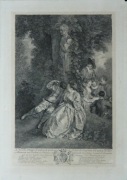 Henri Simon Thomassin, akwaforta wg obrazu Antoine'a Watteau, 1725