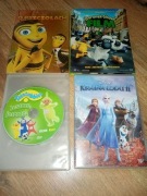 Kraina lodu 2 - Film o pszczołach - Teletubisie - Baranek Shaun -- 4 x DVD